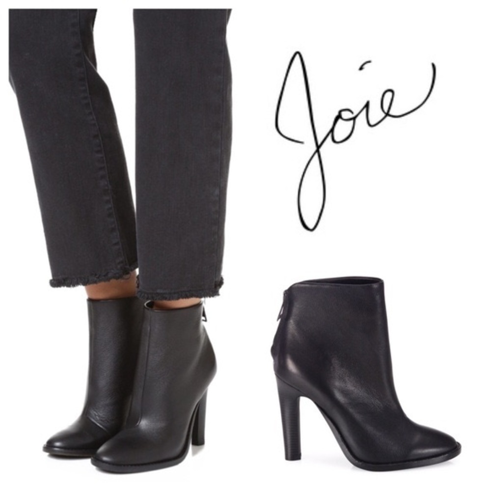 Zip-up Joie Booties - Black, size 7, and like new!
